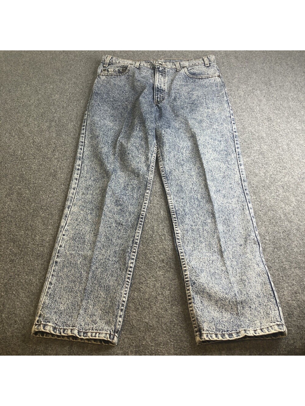 Vintage Levis 540 Jeans Blue Acid Wash Mens 34x30 Denim Made In USA 80s